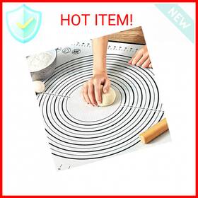 Unknow 634207259697 Pastry Mat For Rolling Dough Weguard 20 Inch X16 Silicone Kneading Board
