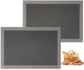 Us 313034490465 Perforated Silicone Baking Mats 2 Pcs Gray Mesh For Half Sheet