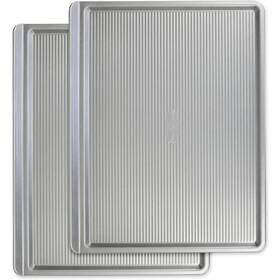 Usa Pan 859166007534 Bakeware Cookie Sheet Warp Resistant Nonstick Baking Large Set Of 2