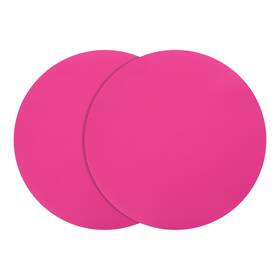 Uxcell 636939223748 2pcs Silicone Microwave Mat 12 Inch Multi-purpose Hot Pad Rose Red