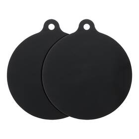 Uxcell 636939223946 2pcs Induction Cooktop Protector Mats Round Black
