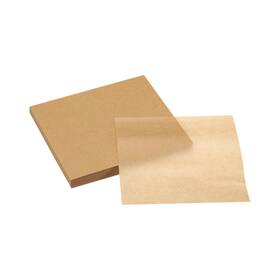Uxcell 641832054092 200pcs Air Fryer Parchment Paper 4-1/2 Inch Square Liner Brown