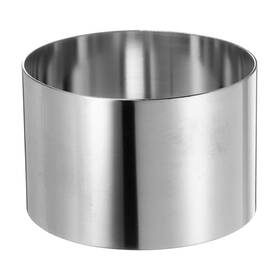 Uxcell 641832054702 Round Cake Ring 3 X 2 Inch Stainless Steel Pastry Mousse Dessert