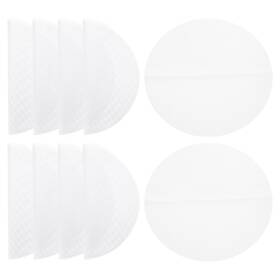Uxcell 655692671580 10 Pcs 7.5 Inch Reusable Round Non-stick Steamer Liners Mesh Mat Pad White