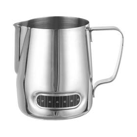 Uxcell 745060291158 Milk Frothing Pitcher With Integrated Thermometer 12oz/350ml Handle