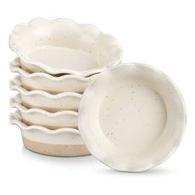 Vancasso 926681719441 6-piece 5.5ftft Corrugated Edge Mini Pie Pans Set 9 Ounce Vancasso 926681719441 6-piece 5.5ftft Corrugated Edge Mini Pie Pans Set 9 Ounce