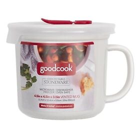 04164 Vented Soup Mug White Ceramic 20-oz.