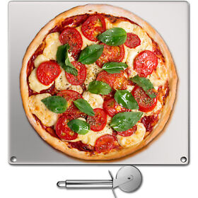 Psgbbzk3651cmvadv Vevor Steel Pizza Stone Baking A36 14inch X 20inch 0.4inch