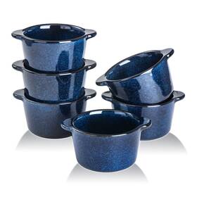 Vicrays 737494627856 Creme Brulee Ramekins Ceramic Bowls - Mini Custard Cups 6 Oz Oven Safe Vicrays 737494627856 Creme Brulee Ramekins Ceramic Bowls - Mini Custard Cups 6 Oz Oven Safe