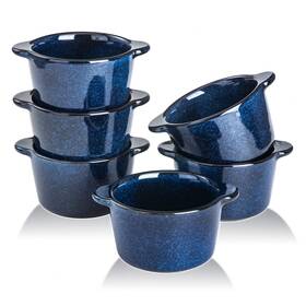 Vicrays 737494627863 Creme Brulee Ramekins Ceramic Bowls - Mini Custard Cups 8 Oz Oven Safe Vicrays 737494627863 Creme Brulee Ramekins Ceramic Bowls - Mini Custard Cups 8 Oz Oven Safe