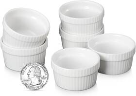 Vidalenta 445001679634 1.5 Oz Mini Ramekins Set Of 6 Tiny Dipping Sauce Cups Ramekin Dip Bo