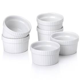Vidalenta 723314068855 Mini Ramekins 1.5 Oz Dipping Sauce Cups Tiny Dip Bowl Porcelain Souffle Vidalenta 723314068855 Mini Ramekins 1.5 Oz Dipping Sauce Cups Tiny Dip Bowl Porcelain Souffle