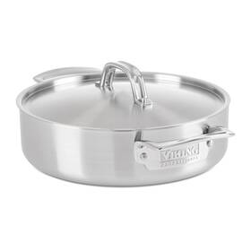 Viking 840595101245 Professional 5-ply Stainless Steel Casserole/everyday Pan 3.4 Quart Satin F Viking 840595101245 Professional 5-ply Stainless Steel Casserole/everyday Pan 3.4 Quart Satin F