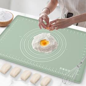 Volikos 313111784777 Silicone Baking Mat 28 Inch X 20 Extra Thick Dough Rolling With Measurements
