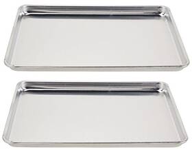 5303pr Vollrath 5303 Wear-ever Half-size Sheet Pans Set Of 2 18-inch X 13-inch 1-inch