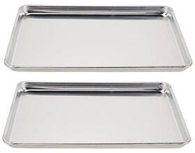 5303 Vollrath 793842063967 Wear-ever Half-size Sheet Pans Set Of 2 18-inch X 13-inch