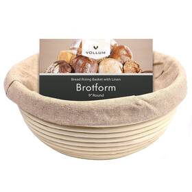 V3001-lin Vollum Banneton Bread Proofing Basket Sourdough For Beginners And Profess