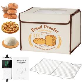 50-113 Vonates Pb-36t Folding Bread Proofing Box With Temp Control 48h Timer Sourdough Pr