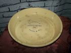 Vtg Usa Oven Ware Pie Pan Plate Advertising Dish Viborg