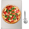 Vv-ps-055136 Vevor Steel Pizza Baking Plate Rounded Corners Hole 741754282167