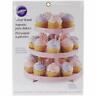 1512-0884 W0884 Wilton Light Pink Borders Cupcake Stand 070896568847 1512-0884 W0884 Wilton Light Pink Borders Cupcake Stand 070896568847