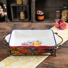 121297.02r W451816644 Durable The Pioneer Woman Spring Baker With Rack 085081452245