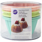 W4651 Wilton Silicone Mini Fluted Pan Molds In Multicolor Home Baking