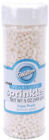 W710044 Wilton White Sugar Pearls 070896710444
