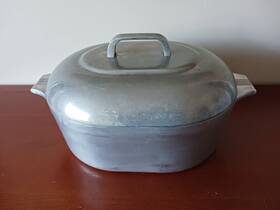 4265 Wagner Ware Sidney-o-magnalite 8 Quart P Roaster Dutch Oven With Lid