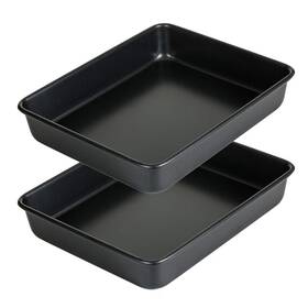 Walooza 659676235669 Nonstick Baking Sheet Pans 11in Set Of 2 Deep Cookie Toaster Oven