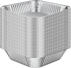 Wb2302261038 Wanbao 30 Pcs Disposable Aluminum Foil Baking Pans 8x8x2 Inch Square Meal Prep