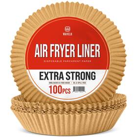 Wavelu 850024092174 Air Fryer Disposable Parchment Paper Liners Extra Strong 100pcs Wavelu 850024092174 Air Fryer Disposable Parchment Paper Liners Extra Strong 100pcs