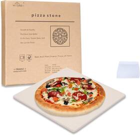Waykea 726084082410 12 Inch X Pizza Stone Square Baking Premium Cordierite Grilling Waykea 726084082410 12 Inch X Pizza Stone Square Baking Premium Cordierite Grilling