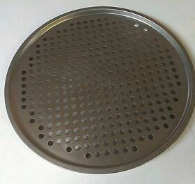 2774 Wear-ever Vintage Nice 2pc #2774 Aluminum Pizza Pan 14 Inch X 3/4 Made In Usa Clean