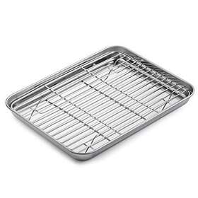 Wezvix 704529687734 Stainless Steel Baking Sheet With Nonstick Cooling Rack Set 10 X 8 1 Wezvix 704529687734 Stainless Steel Baking Sheet With Nonstick Cooling Rack Set 10 X 8 1
