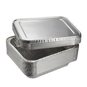 Whdepot 763753372335 21 X 13 Inch Aluminum Foil Pans With Lids 20 Pack Full-size Deep Steam Pan And