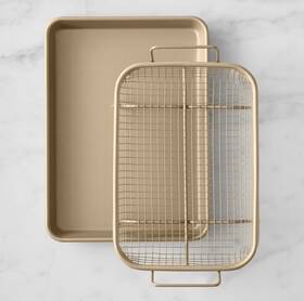 3416991 Williams-sonoma Goldtouch Savory Quarter-sheet Roasting Set New