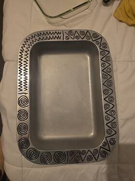 Wilton 019328027521 Armetale Reggae Collection Rectangular Baker With Pyrex Dish New