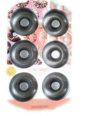 Wilton 070896074683 Daily Delights 6-cavity Doughnut Pan Non-stick New Wilton 070896074683 Daily Delights 6-cavity Doughnut Pan Non-stick New