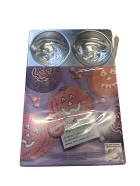 2105-1499 Wilton 070896214997 Mini Pumpkin Cake Pan Halloween Mold 1989 #2105-1499 Vintage Makes 6 2105-1499 Wilton 070896214997 Mini Pumpkin Cake Pan Halloween Mold 1989 #2105-1499 Vintage Makes 6
