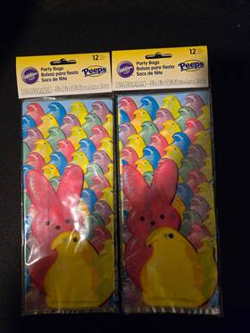 Wilton 070896223883 Easter Peeps Party Bags 4x2x.9.5 X2 Sets Of 12 Wilton 070896223883 Easter Peeps Party Bags 4x2x.9.5 X2 Sets Of 12