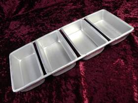 2105-9477 Wilton 070896552082 1 2 3 Little Loaf Pan Small Loaves Aluminum Indonesia Fine