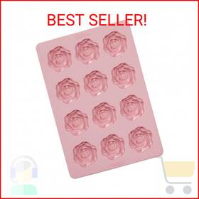 Wilton 070896685162 Rose Silicone Candy Mold