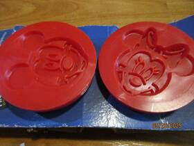 Wilton 070896736000 Mickey Unlimited Cookie Stamp Set 2 Mickey/minnie Vintage Disney Nip