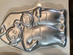 2105-3065 Wilton Teletubbies Tinky Winky Po Cake Pan 1999 Ragdoll #2105-3065 With Insert