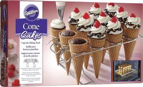 2105-4820 Wilton Cone Cakes Cupcake Baking Rack Holiday Party Ice-cream Holder