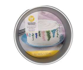2105-6106 Wilton Decorator Preferred Cake Pan-round 6 Inch X 3 Anodized Aluminum
