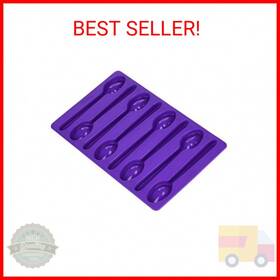 2115-0229 Wilton Spoon-shaped Silicone Candy Mold Purple
