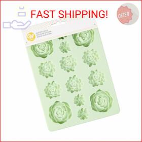 2115-3834 Wilton Succulents Candy Mould Silicone Mint 14 Holes