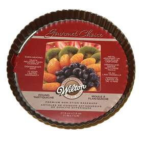 2201-8533 Wilton Round Tart Quiche Pan 11 Inch Gourmet Choice Premium Non-stick Bakeware